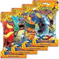Flashfire Sleeved Booster Pack Art Bundle [Set of 4]: Flashfire