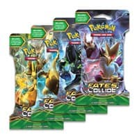 Fates Collide Sleeved Booster Pack Art Bundle [Set of 4]: Fates Collide