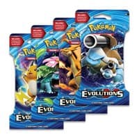 Evolutions Sleeved Booster Pack Art Bundle [Set of 4]: Evolutions