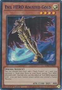 Evil HERO Adusted Gold (Blue): Legendary Duelists: Season 3