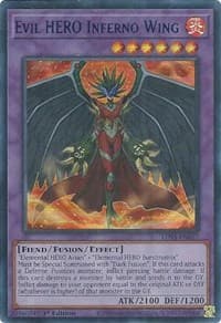 Evil HERO Inferno Wing (Blue): Legendary Duelists: Season 3
