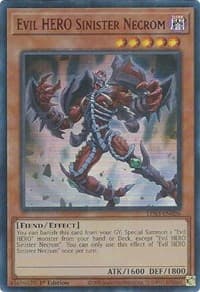 Evil HERO Sinister Necrom (Red): Legendary Duelists: Season 3
