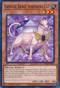 Crystal Beast Amethyst Cat: Structure Deck: Legend of the Crystal Beasts