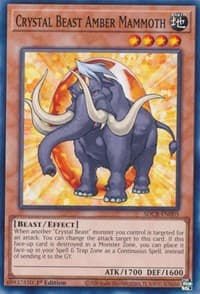 Crystal Beast Amber Mammoth: Structure Deck: Legend of the Crystal Beasts