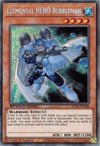 Elemental HERO Bubbleman (Secret Rare): Speed Duel GX: Midterm Paradox