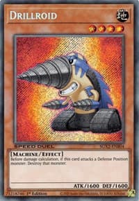 Drillroid (Secret Rare): Speed Duel GX: Midterm Paradox
