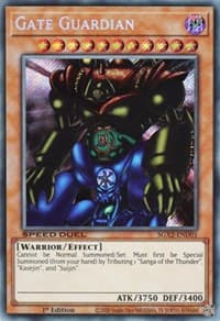 Gate Guardian (Secret Rare): Speed Duel GX: Midterm Paradox
