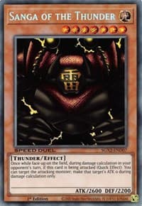 Sanga of the Thunder (Secret Rare): Speed Duel GX: Midterm Paradox