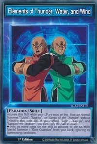 Elements of Thunder, Water, and Wind: Speed Duel GX: Midterm Paradox
