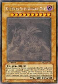 Red Dragon Archfiend/Assault Mode (Ghost Rare): Crimson Crisis