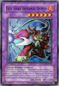 Evil Hero Infernal Sniper: Duelist Pack 6: Jaden Yuki 3