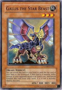 Gallis the Star Beast: Yu-Gi-Oh! GX Tag Force Promotional Cards