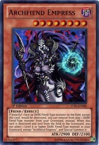 Archfiend Empress: Starstrike Blast