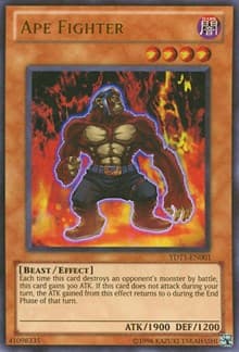 Ape Fighter (5D's Duel Transer): Yu-Gi-Oh! Video Game Promotional Cards