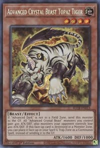 Advanced Crystal Beast Topaz Tiger: Battles of Legend: Crystal Revenge