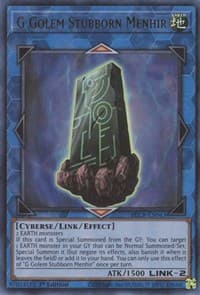 G Golem Stubborn Menhir: Battles of Legend: Crystal Revenge