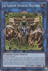 G Golem Invalid Dolmen: Battles of Legend: Crystal Revenge