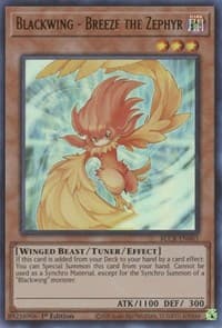 Blackwing - Breeze the Zephyr: Battles of Legend: Crystal Revenge