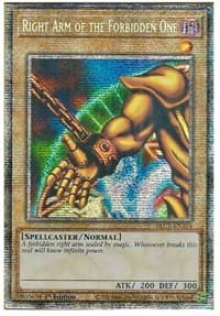 Right Arm of the Forbidden One (Starlight Rare): Battles of Legend: Crystal Revenge