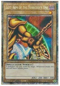 Left Arm of the Forbidden One (Starlight Rare): Battles of Legend: Crystal Revenge
