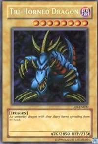 Tri-Horned Dragon (LOB-EN000): Legend of Blue Eyes White Dragon (Worldwide English)