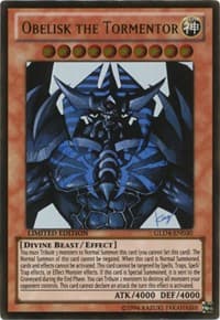 Obelisk the Tormentor: Gold Series 4: Pyramids Edition