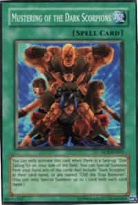 Mustering of the Dark Scorpions: Dark Crisis (Worldwide English)