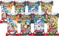 Scarlet & Violet Sleeved Booster Pack Bundle [Set of 8]: Scarlet & Violet