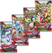 Scarlet & Violet Booster Pack Art Bundle [Set of 4]: Scarlet & Violet
