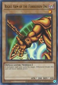 Right Arm of the Forbidden One: Legend of Blue Eyes White Dragon (25th Anniversary Edition)