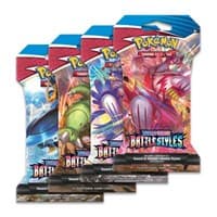 Battle Styles Sleeved Booster Pack Art Bundle [Set of 4]: Battle Styles