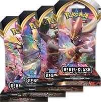 Rebel Clash Sleeved Booster Pack Art Bundle [Set of 4]: Rebel Clash