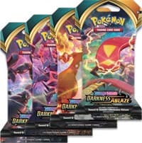 Darkness Ablaze Sleeved Booster Pack Art Bundle [Set of 4]: Darkness Ablaze