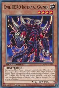 Evil HERO Infernal Gainer: Speed Duel GX: Duelists of Shadows