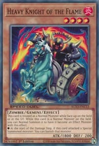 Heavy Knight of the Flame: Speed Duel GX: Duelists of Shadows