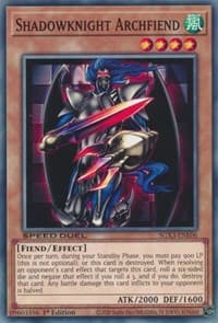 Shadowknight Archfiend: Speed Duel GX: Duelists of Shadows