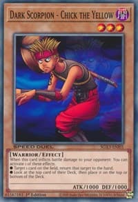 Dark Scorpion - Chick the Yellow: Speed Duel GX: Duelists of Shadows