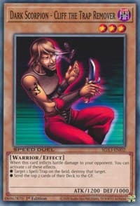 Dark Scorpion - Cliff the Trap Remover: Speed Duel GX: Duelists of Shadows