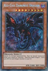 Red-Eyes Darkness Dragon (Secret Rare): Speed Duel GX: Duelists of Shadows