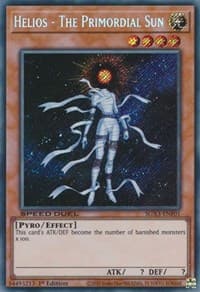 Helios - The Primordial Sun (Secret Rare): Speed Duel GX: Duelists of Shadows