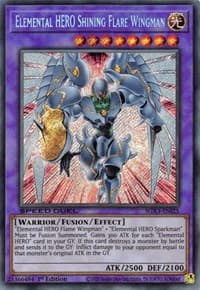 Elemental HERO Shining Flare Wingman (Secret Rare): Speed Duel GX: Duelists of Shadows