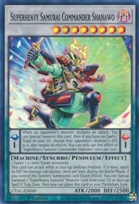 Superheavy Samurai Commander Shanawo: Cyberstorm Access