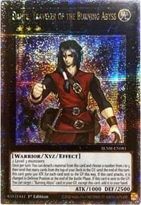 Dante, Traveler of the Burning Abyss (Quarter Century Secret Rare): Battles of Legend: Monstrous Revenge