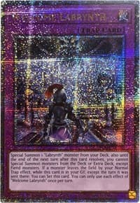 Welcome Labrynth (Quarter Century Secret Rare): Battles of Legend: Monstrous Revenge