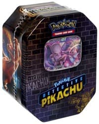 Detective Pikachu Tin [Mewtwo]: Detective Pikachu