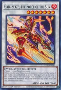 Gaia Blaze, the Force of the Sun: Duelist Nexus