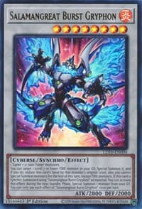 Salamangreat Burst Gryphon: Legendary Duelists: Soulburning Volcano