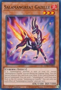 Salamangreat Gazelle: Legendary Duelists: Soulburning Volcano