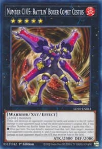 Number C105: Battlin' Boxer Comet Cestus: Legendary Duelists: Soulburning Volcano