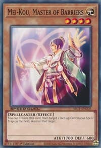Mei-Kou, Master of Barriers: Speed Duel: Streets of Battle City